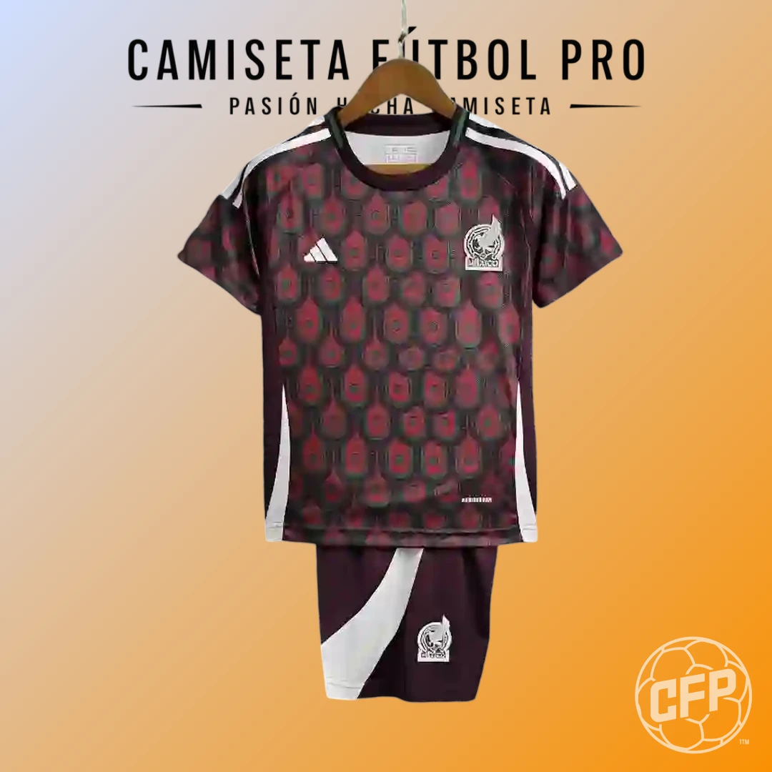 Selecciones-Copa-America-Mexico-2024-25-Primera-Equipacion-Niños-Aficionado-1
